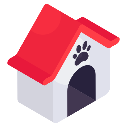 casa de perro icono gratis