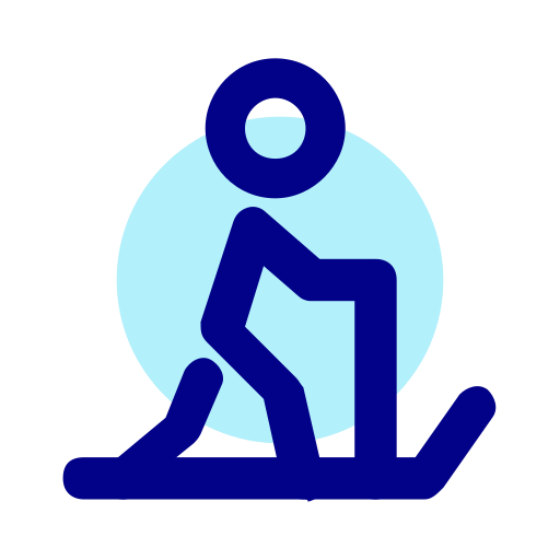 esquiar icono gratis