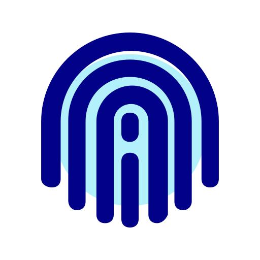 huella dactilar icono gratis