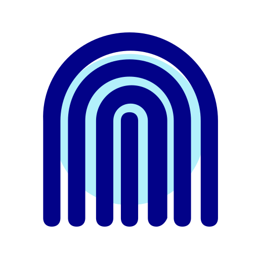 huella dactilar icono gratis