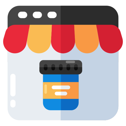 farmacia en línea icono gratis