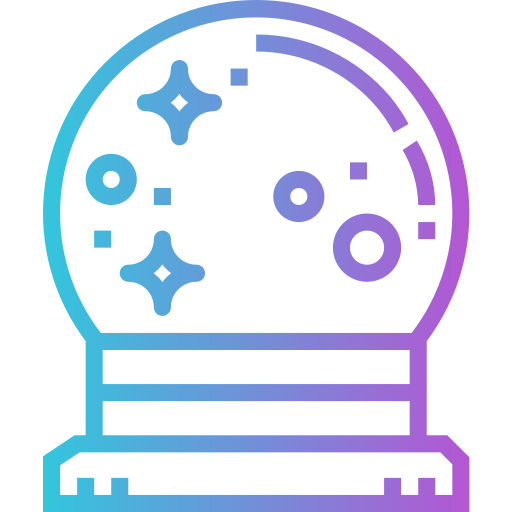 Crystal ball free icon