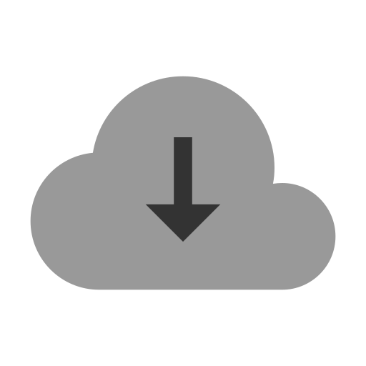 descarga en la nube icono gratis