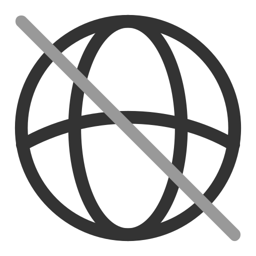 No globe free icon No globe free icon