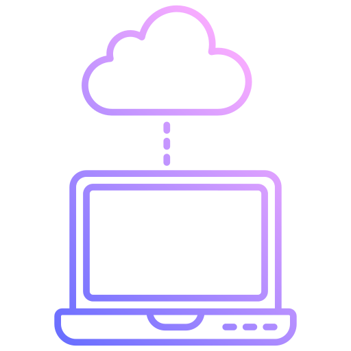 Laptop cloud free icon Laptop cloud free icon
