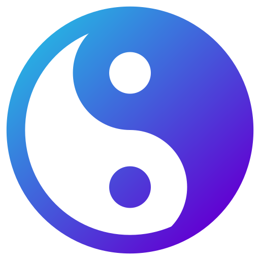 yin yang icono gratis