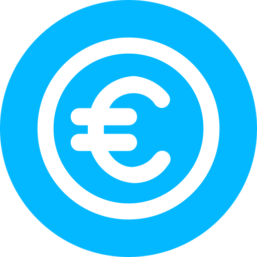 euro icono gratis