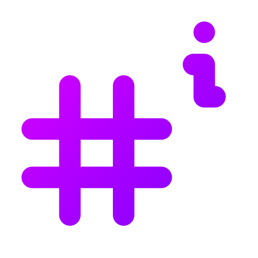 Hashtag free icon