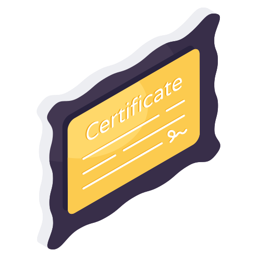 certificado icono gratis