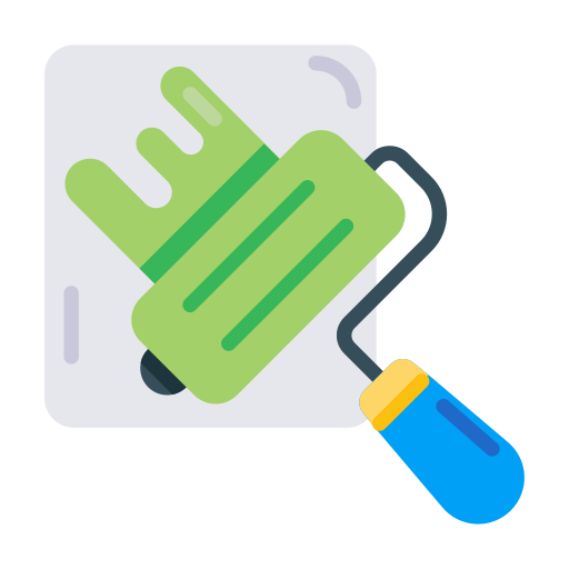 Paint roller free icon
