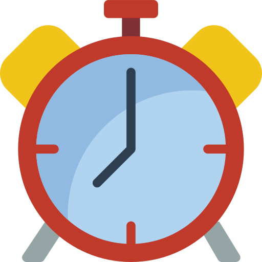 Alarm clock Basic Miscellany Flat icon