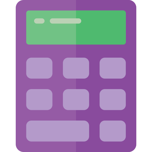 Calculator Basic Miscellany Flat icon