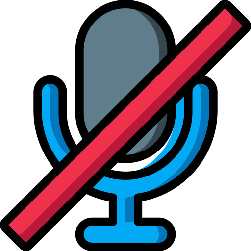 microphone mute symbol