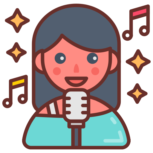 Singing free icon Singing free icon
