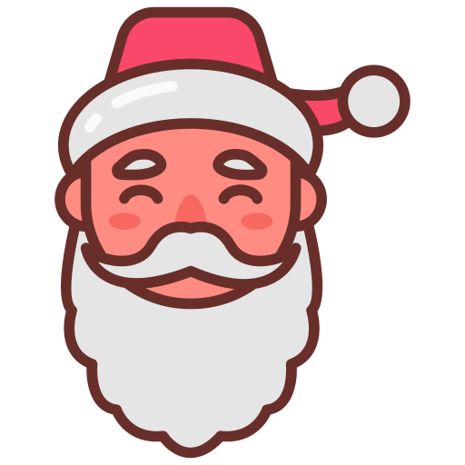 papá noel icono gratis