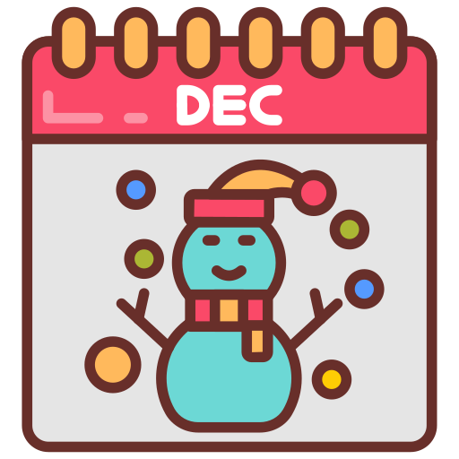 diciembre icono gratis