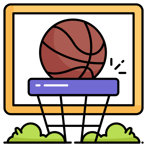 pelota de baloncesto icono gratis