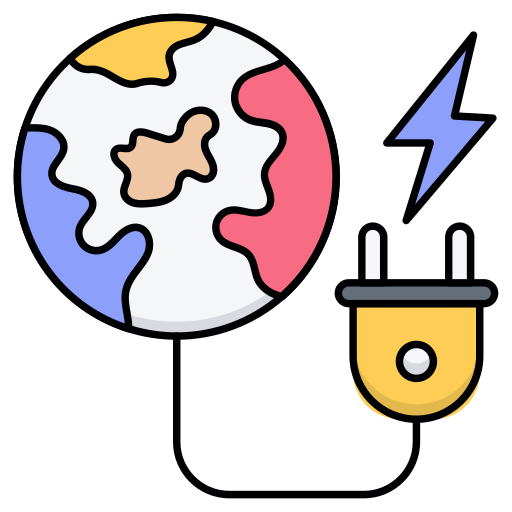 Global energy free icon