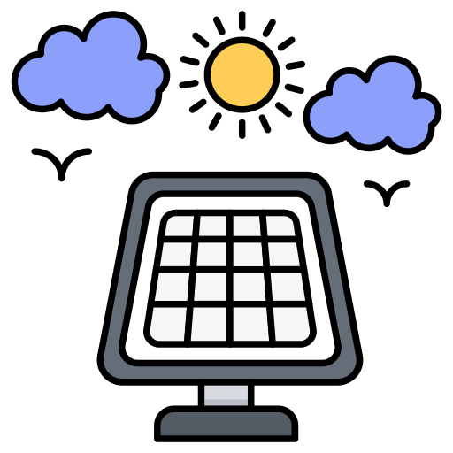 panel solar icono gratis