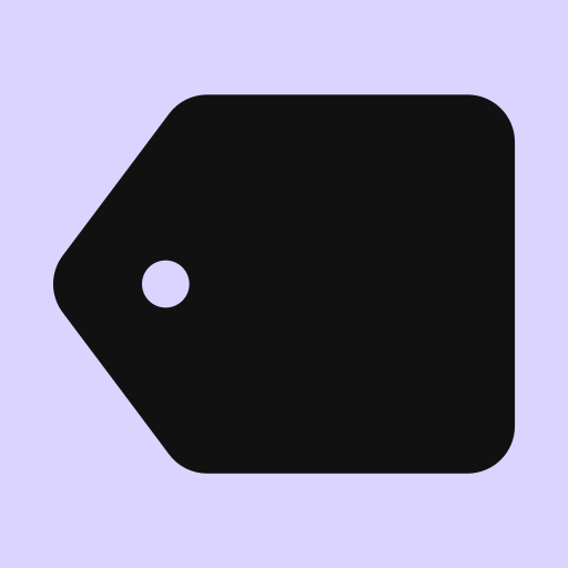 Tag free icon