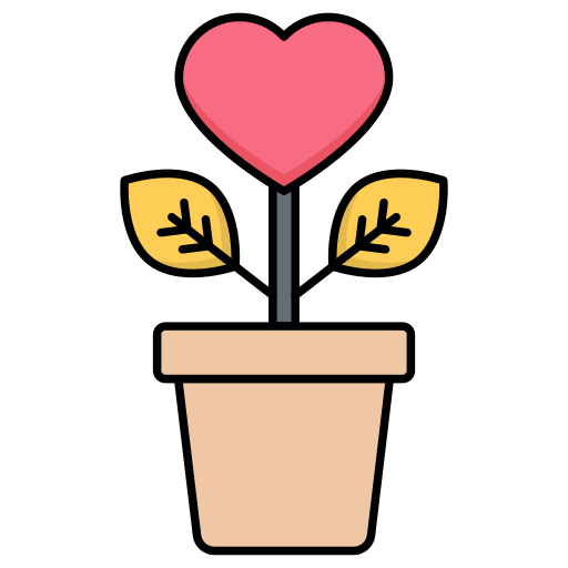 amor vegetal icono gratis