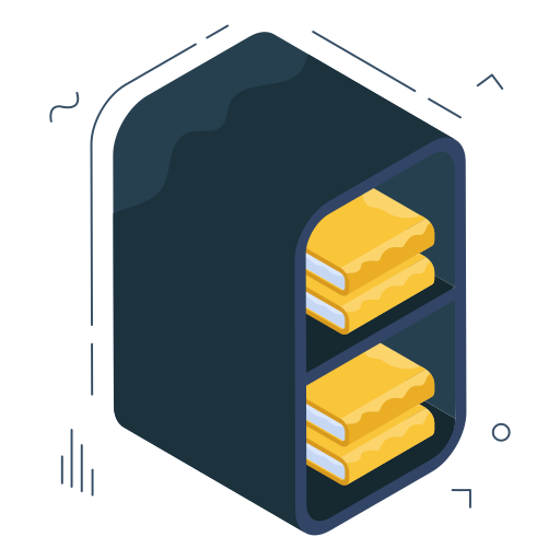 estante de libro icono gratis
