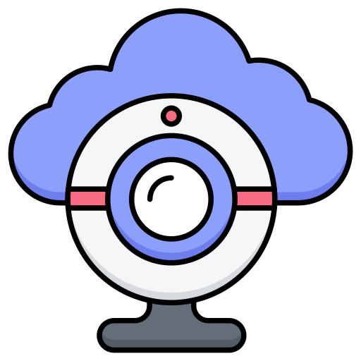 Cloud webcam free icon