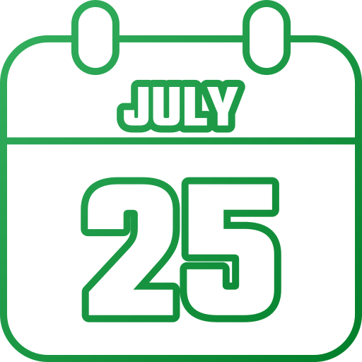 Июль бесплатно иконка