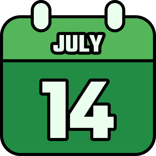 July 14 free icon July 14 free icon