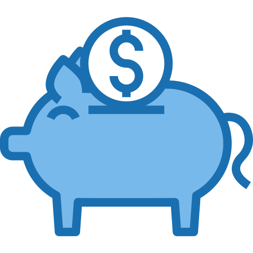 Piggy bank free icon