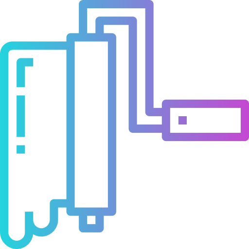 Paint roller free icon