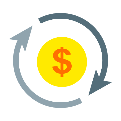 현금 흐름 무료 아이콘