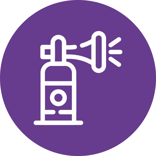 corneta de aire icono gratis