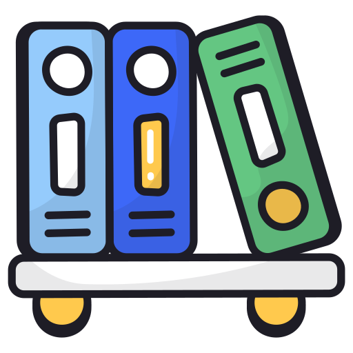 Bookshelf free icon