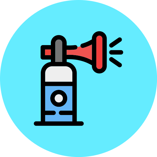 buzina de ar grátis ícone