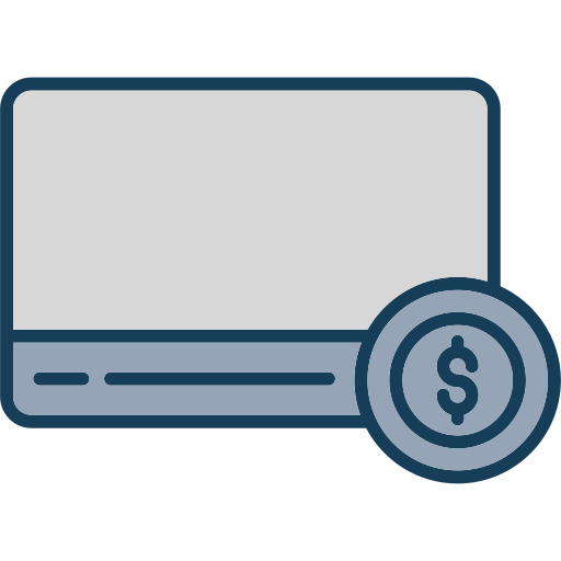 contenido pago icono gratis