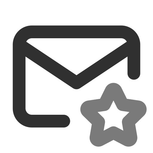 correo favorito icono gratis