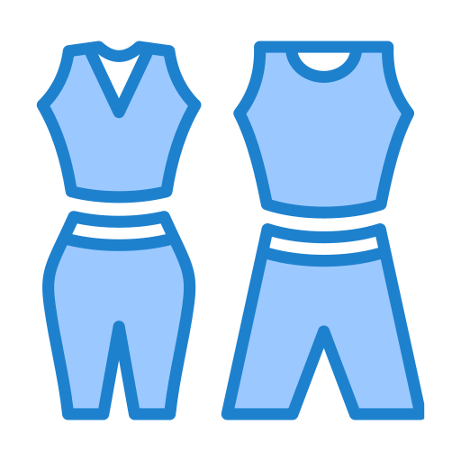 ropa de gimnasio icono gratis