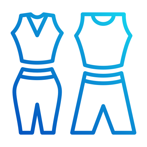 ropa de gimnasio icono gratis