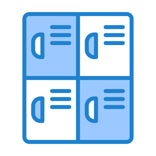 casilleros icono gratis