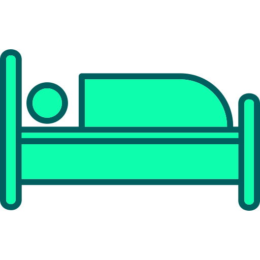 cama individual icono gratis