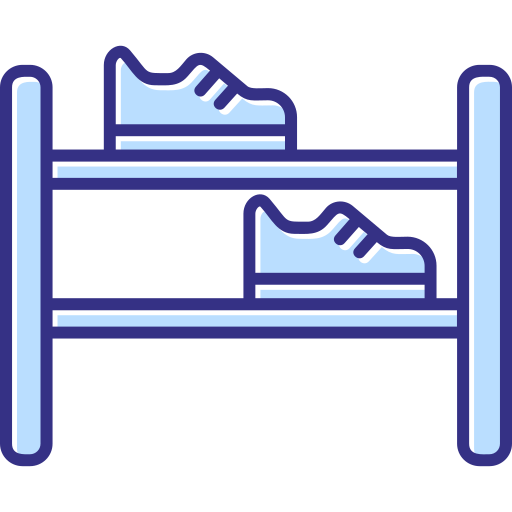Étagère à chaussures Icône gratuit Étagère à chaussures Icône gratuit