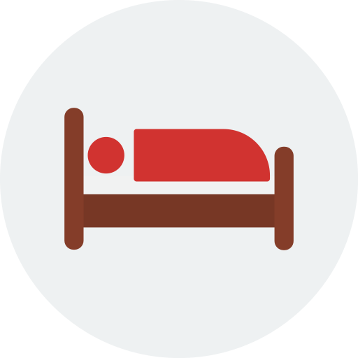 cama individual icono gratis