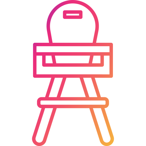 Высокий стул бесплатно иконка