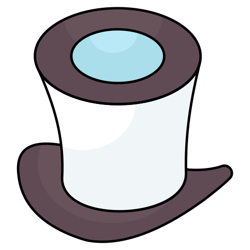 sombrero de mago icono gratis