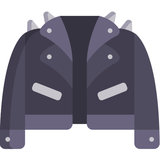Leather jacket Kawaii Flat icon