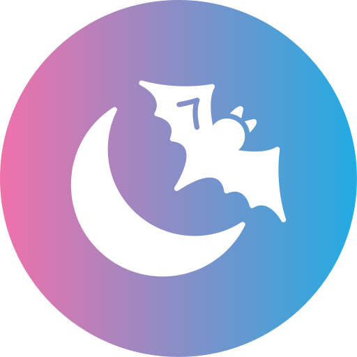 luna de halloween icono gratis