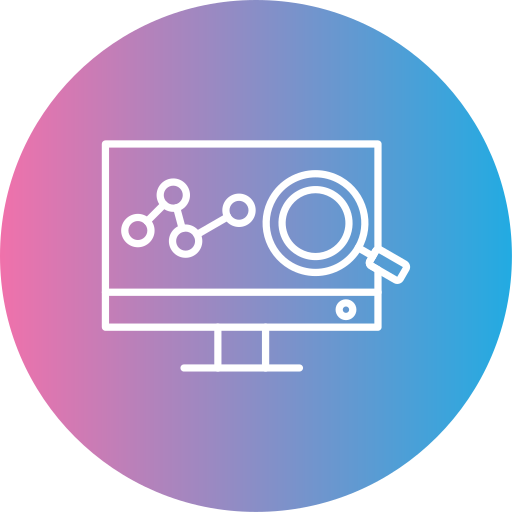 análisis de los datos icono gratis