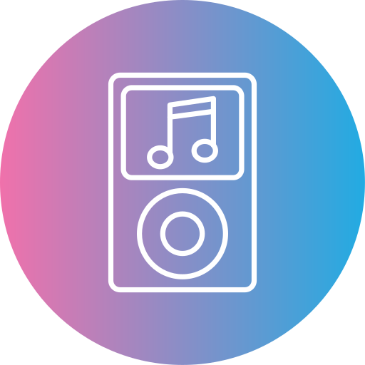 reproductor de música icono gratis