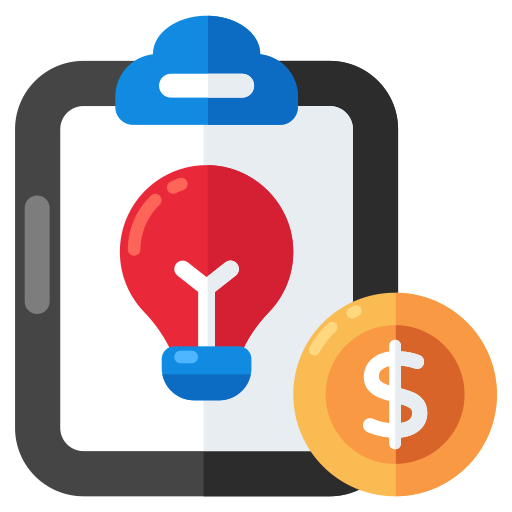 idea financiera icono gratis